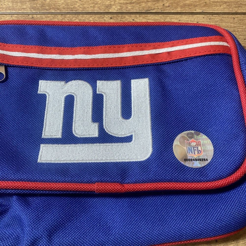 Vintage NY Giants Travel Hand Bag & Wallet NFL Fan Lot - Very Good Cond. - Picture 2 of 9